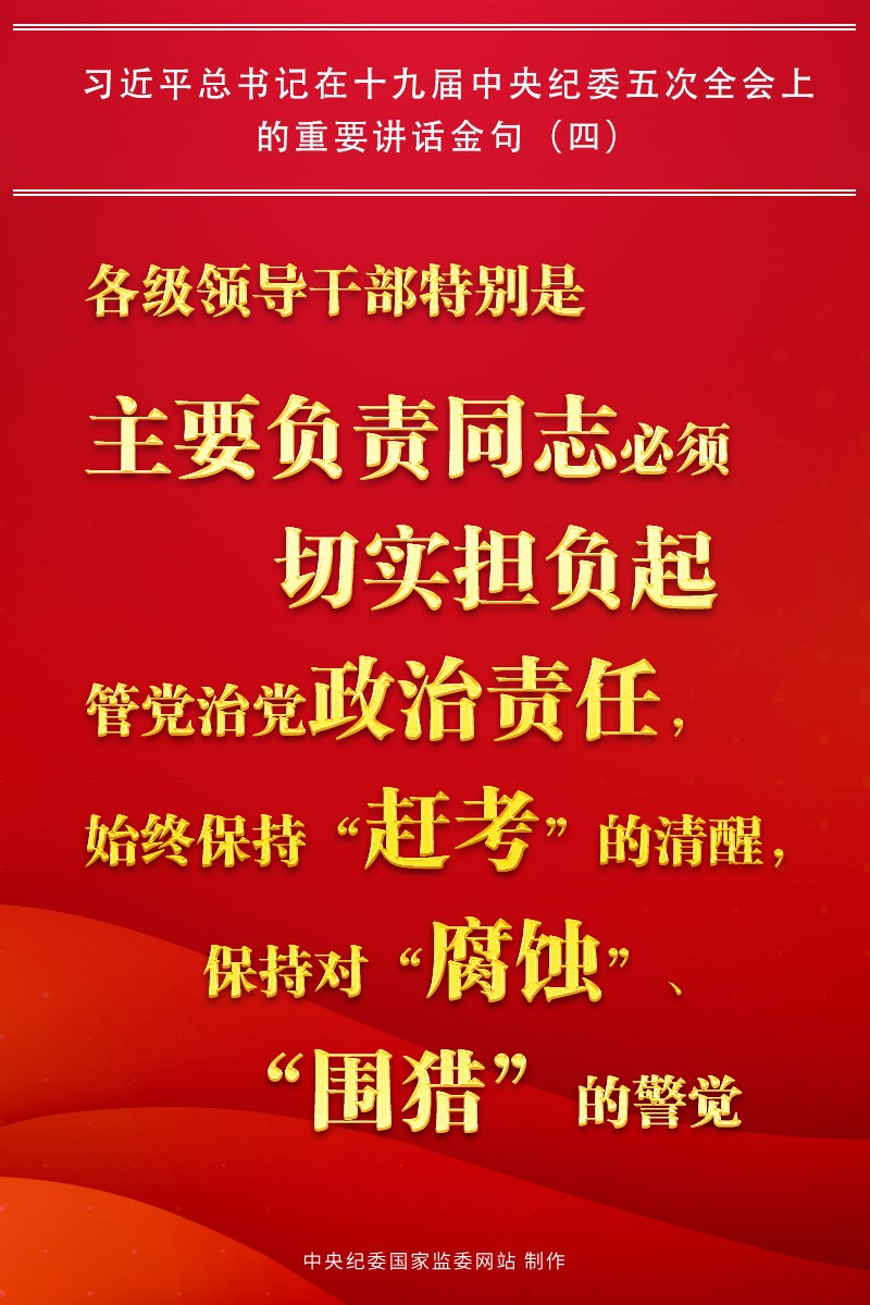 金句來了!習近平總書記在中央紀委五次全會上的重要講話21